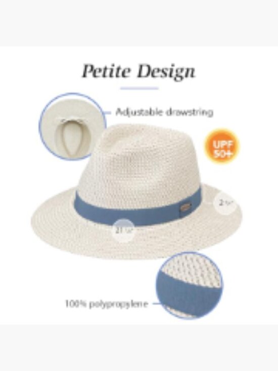 UPF 50+ Fedora Sun Hat - Packable & Travel-Friendly  display picture 2